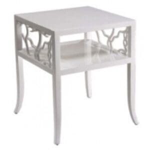 Cotton White Twig End Table