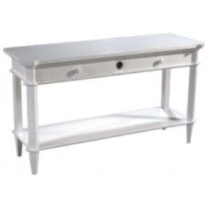 Cotton White Console Table