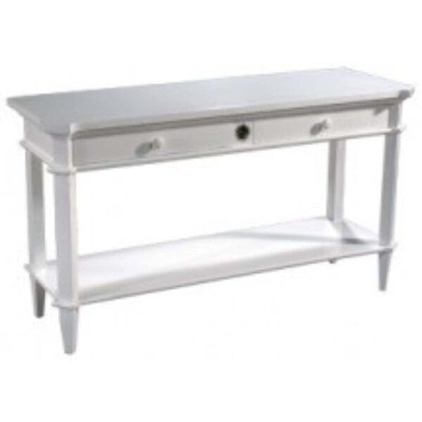 Cotton White Console Table