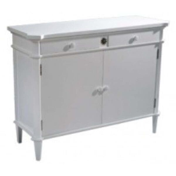 Cotton White Door Chest