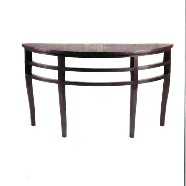 Platinum Crocodile Demilune Console