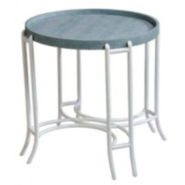 Turquoise Viper End Table